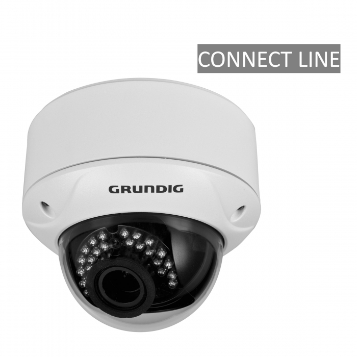 Dôme HD-TVI 2MP Objectif varifocale 2,8-12mm WDR IP66  IK10 