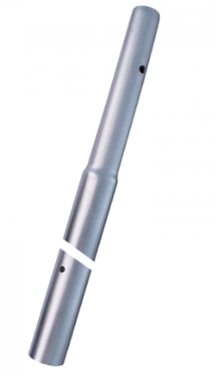 Mât Zinc+RPR 1,5m x Ø 35mm x Épaisseur 1,5mm