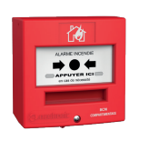 Déclencheur manuel rouge 1 contact désenfumage