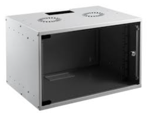 Coffret 19'' 9U, profondeur 400 mm, Noir RAL 9005