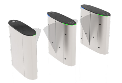 Couloir rapide simple en Inox 304 et verrre trempé