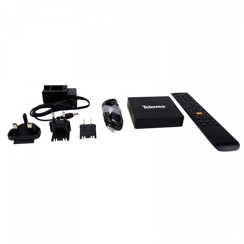Kit Nemesis V2: Set-Top Box + Telecommande IR/RF + Alim