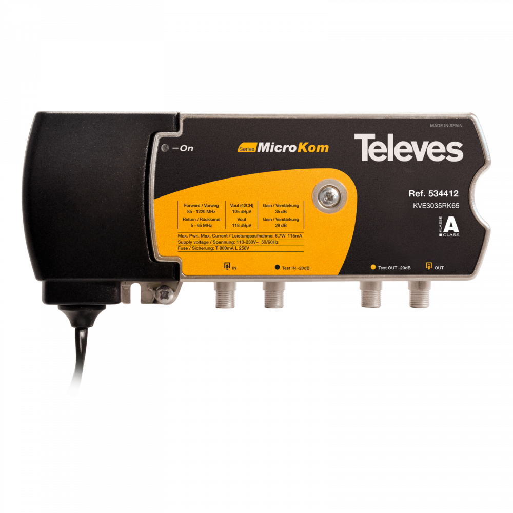 Amplificateur MicroKom (1GHz – Gain: 30/35dB)