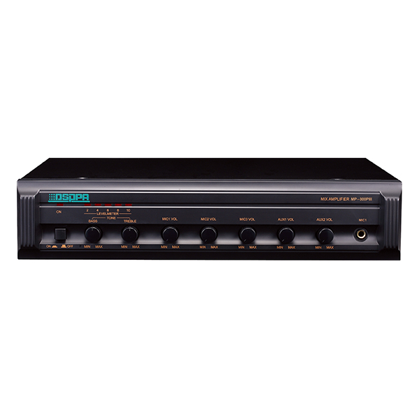 Amplificateur mélangeur avec 3 entrées micro et 2 entrées AUX 120W