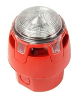 [MI-CWSS-RW-W5] Sirène flash conventionnel rouge LED blanc IP65 EN54-3/23