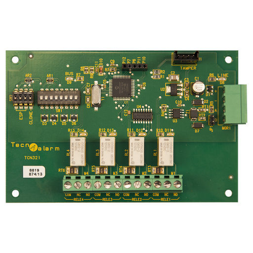 [TA-ESP4RS] Module d'extension avec 4 sorties à relais