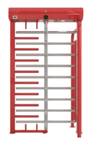 [OZ-BTX400N1-S/25] Tambour simple bi-directionnel, largeur du passage 480mm, 4 armes 90°