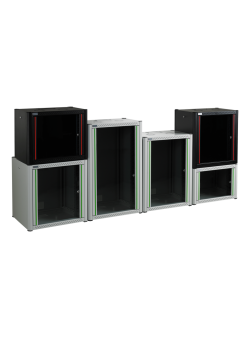 [WTC09U60MN.01_KYK] Coffret 19'' 9U, profondeur 600 mm, Noir RAL 9005