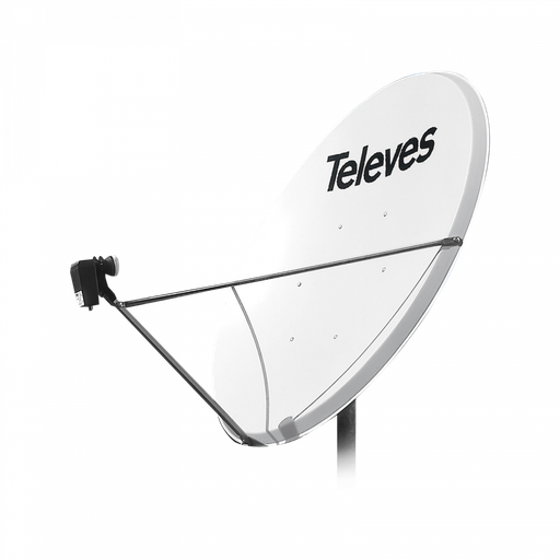 [TVS-757401] Parabole offset 1300 en aluminium G42dBi BLA. 1U