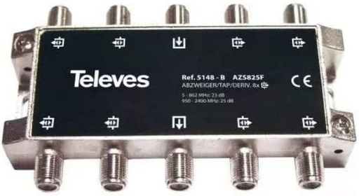 [TVS-5148] Dérivateur 5...2400MHz “F” 8D 25dB Intérieur