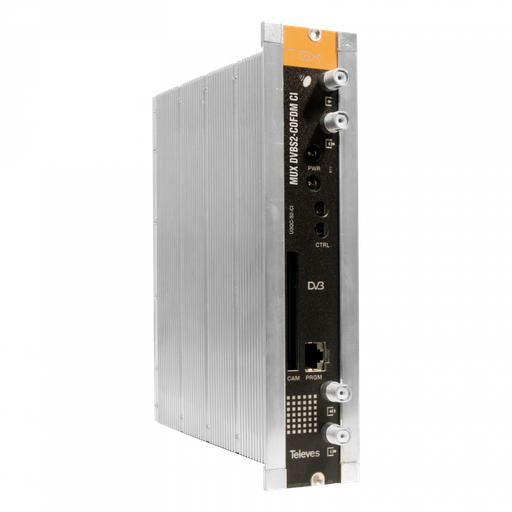 [TVS-564201] T.0X Transmodulateur DVBS/S2-COFDM CI (47...862MHz) Multiplexeur