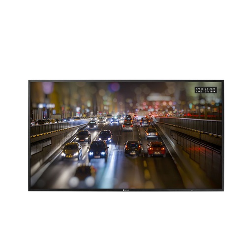 [SMQ-4301] Ecran 43" LCD TFT, 4K/UHD pour CCTV 24/7