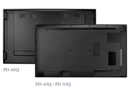 [PD-65Q] Ecran 65" LED-Backlit TFT LCD Anti-Burn-in, 4K, UHD, à Slim Bezel